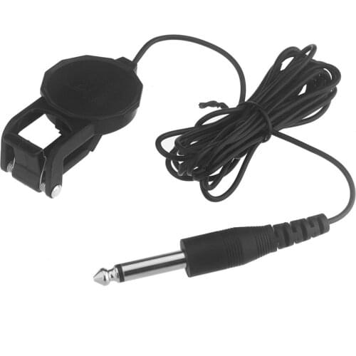 Cherub WCP-60G Clip-on Pickup Pick-up for Guitar with 1/4" Jack 2.5M Cable Compact Professional