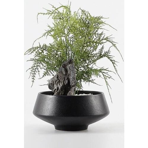 Indoor simulation flower plant leaf flower pot plant green false flower green plant new Chinese style bonsai ornaments