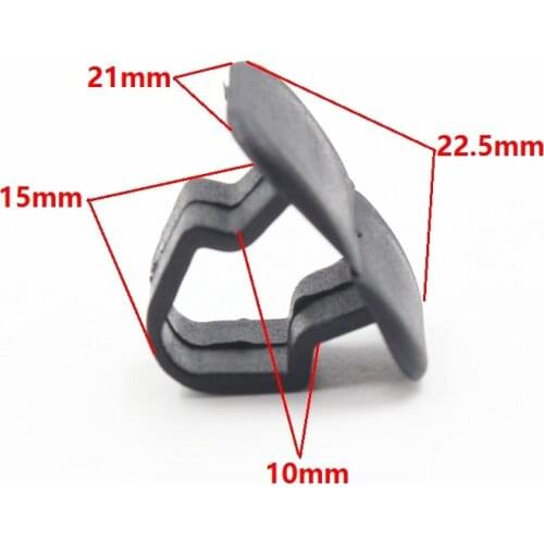 KA LI LI 30 Pieces Auto Insulated cotton Board Retainers Plastic Fastener Car clips