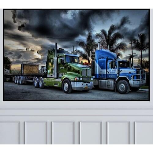 Full Square Diamond Painting Embroidery Mosaic Trucks Full Set 5D DIY Diamond Paint by Numbers Cross Stitch Kit Beads Pictures