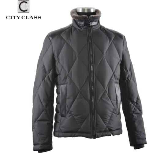 CITY CLASS Business New Winter Parkas Coat Casual Fashion Jackets Camel Wool Stand Collar Top Warm Outwear Zipper Oversize 9XL