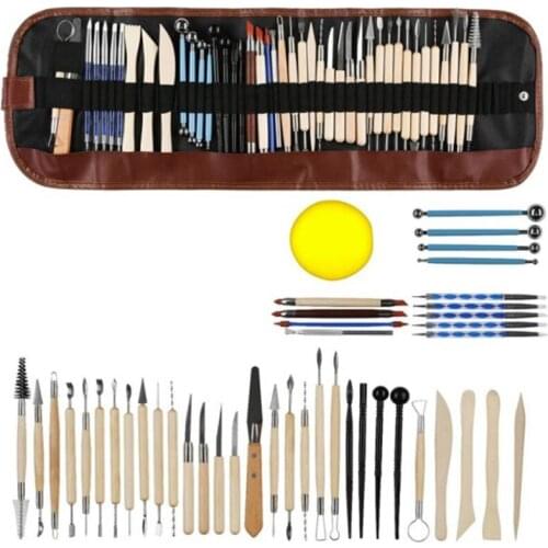 44Pcs Pottery Tool Set, Contains Most of the Modeling Clay Tools To Meet Your Great Needs for Sculpting and More