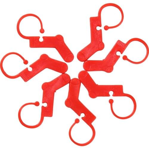 40/50 Pcs Heart Shaped Crochet Locking Stitch Markers Plastic Counting Ring Knitting Latching Markers Needle Sewing Accessories