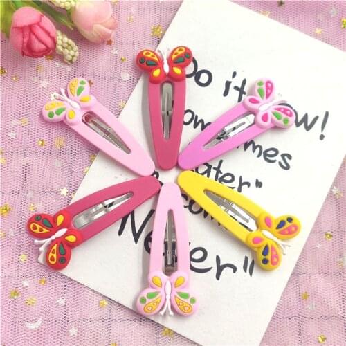 12PCS/LOT Lovely Girls Elegant Butterfly Child Hair Clips Sweet Hair Scrunchy BB Hairpins Barrettes Women Hair Accessories