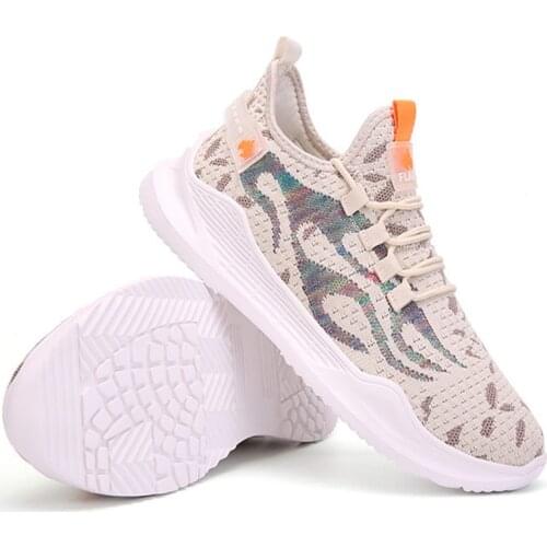 2021Spring mens New Fashion Comfortable Flying Mesh Thick Bottom Low-Top Laces Casual Shoes Non-Slip Light Flat Shoes