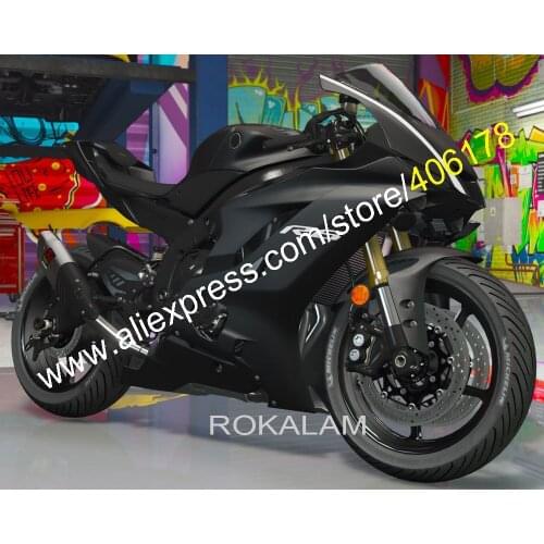 Fairing Kit For YZF R6 2017 2018 2019 2020 YZF-R6 17 18 19 20 Matte Black Sportbike Fairing Kit ABS Parts (Injection Molding)