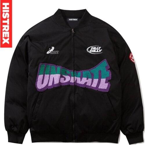 HISTREX Fluffy Cotton Rainbow Gradient Men Parkas Jacket High Quality Brand Male Padded Thicken Clothing Mens Parka Man WSOU2