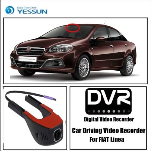 YESSUN for Fiat Linea Car Driving Video Recorder DVR Mini Control APP Wifi Camera Registrator Dash Cam Original Style