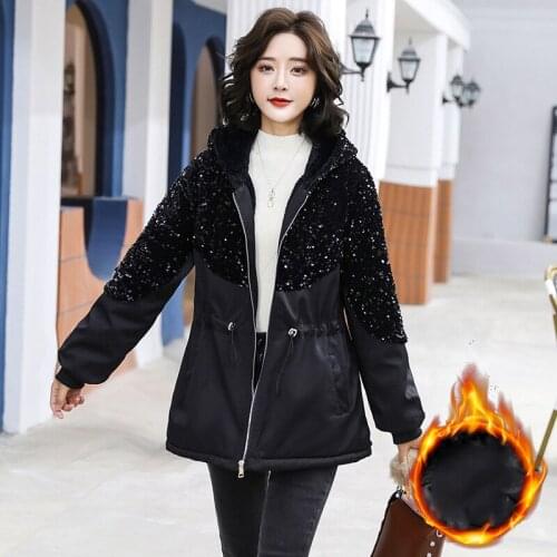 Ladies cotton jacket quilted jacket short new womens winter Korean loose cotton-padded jacket light cotton-padded jacket