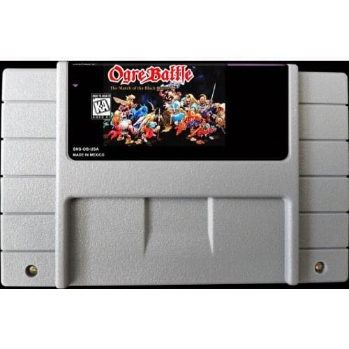 16Bit Games ** Ogre Battle - The March of the Black Queen ( USA Version!! )