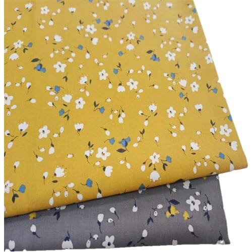 Buulqo Printed Floral cotton Twill Fabric Kids Cotton Patchwork Cloth DIY Sewing Quilting Fat Quarters Material For Baby&Child