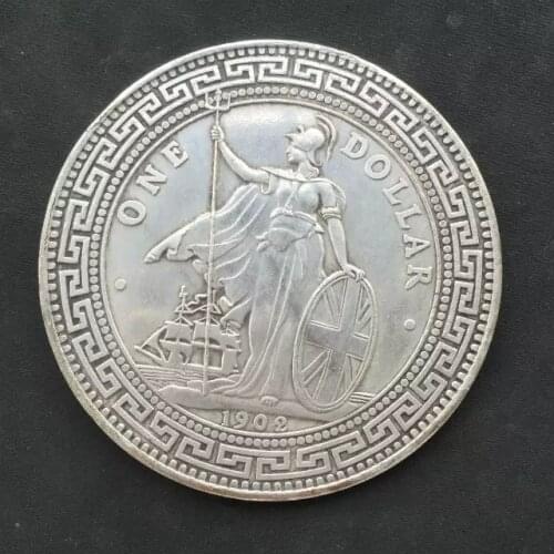 China Old Silver Dollar Coin Qing Dynasty ZhangYang Silver Plated Coins for Collection Gifts