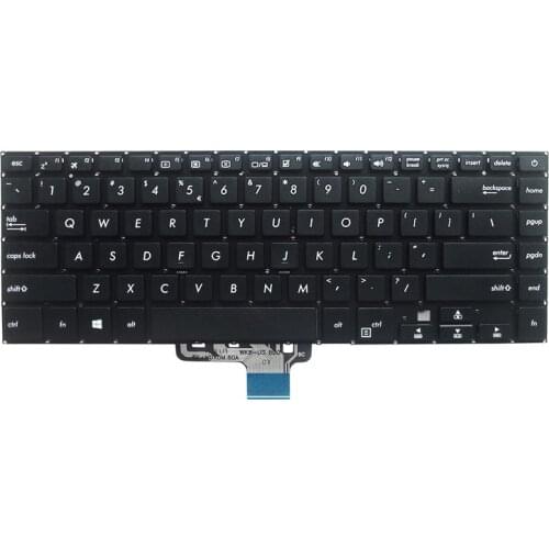 US laptop keyboard for ASUS Pro15 S15 S510 S510U S5100UQ UK505B U5100UQ S510UA BLACK
