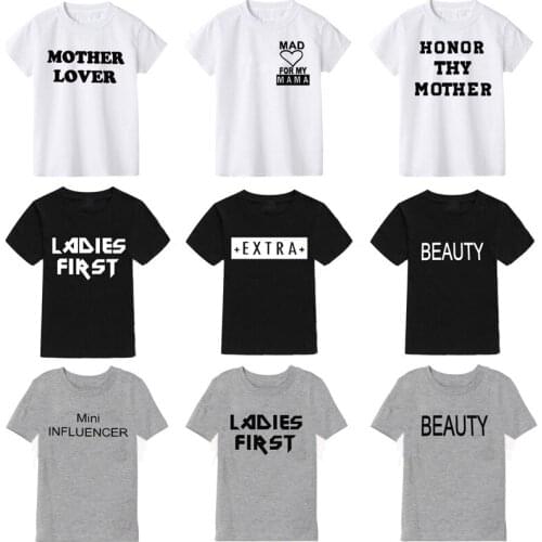 Summer 2020 New Kids T-Shirt For Boy letter print Short Sleeve Fashion Boys T Shirts For Girls Tops Childrens T-Shirt 2-10 Year