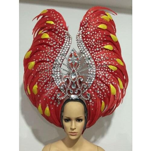 Lo spettacolo di danza copricapo di piume di accessori di abbigliamento La FESTA La Maschera IL Festival