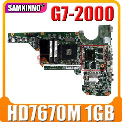 Original For HP G4 G6 G7-2000 Laptop Motherboard 680569-501 680569-001 DA0R33MB6F1 HM76 PGA989 DDR3 HD7670M 1GB 100% Tested