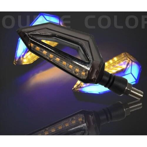 LED Steering Light Flashing Headlight 9 Led Indicator Light Blinker Lamp Turn Light Motorcycle Parts 2pcs Motorcycle Accessories