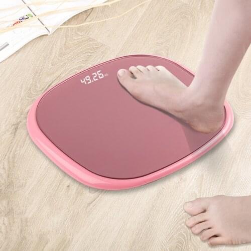 Bathroom Body Scale Smart Electronic ​Scales ​Bath Scale Toughened Glass LED Digital Display Adult Household Weighing Scales