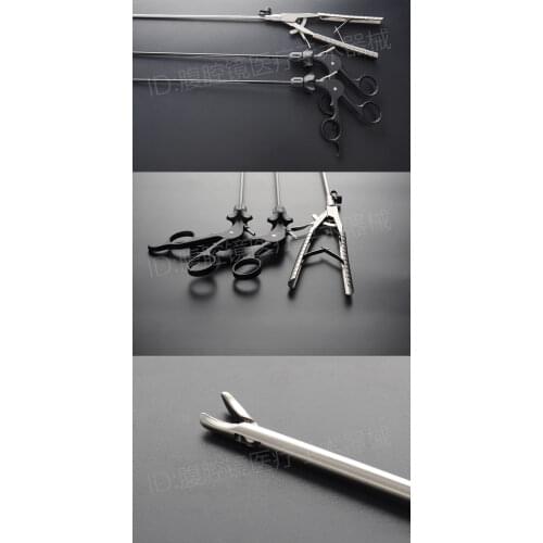 V-shaped needle separation pliers curved scissors laparoscopic simulation training equipment 3 pcs set