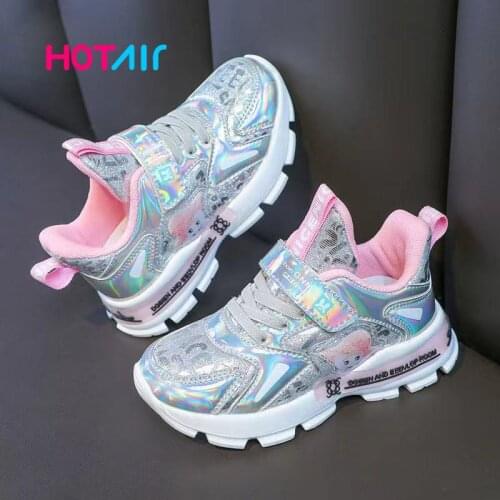 2021 spring Kids Sport Shoes For Girls Sneakers Boy Students Children Shoes Girls Sneakers Light Shoes girl