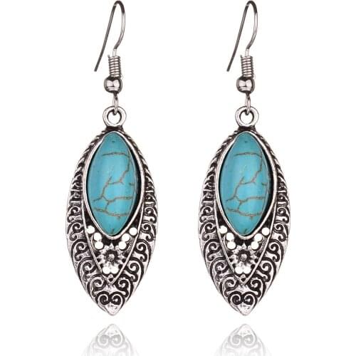 Vintage Jewelry Classic Earrings Women Zircon Earrings Hollow Out Earing Female Ears Jewelry Accessories