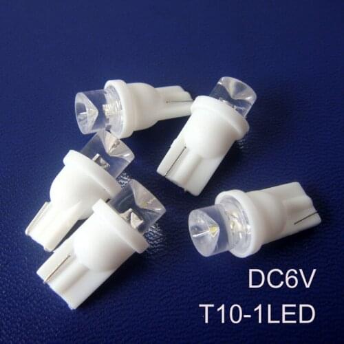 High quality 6V 158,168,194, 912, W3W, E1 W6i,501 w5w led car 6.3v led Instrument lights Signal light free shipping 50pcs/lot