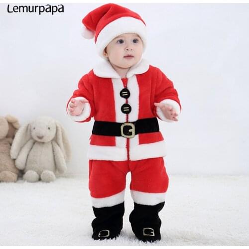 Winter Baby Christmas Clothes Newborn Onesie Long Sleeve Baby Girl Boy Romper Cotton Cute Kid Jumpsuit Infant Onesies Baby Party
