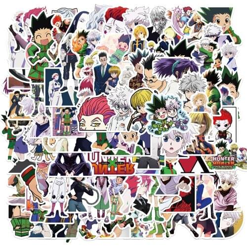 10/50/100Pcs HUNTER X HUNTER Anime Stickers Waterproof PVC Decal For Car Laptop Suitcase Skateboard Motorcycle For Teens Kids