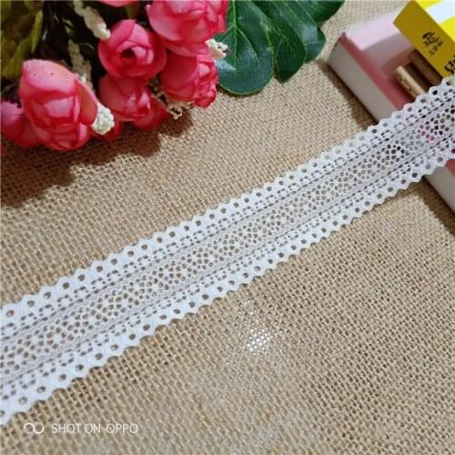 3.5cm s1867-2 Nylon Spandex stretch Jacquard lace trimmings for sewing womens underwear clothing wedding dress diy