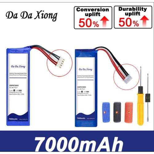 7000mAh for JBL Flip 4 Flip4 Flip 3 Flip3 Special Edition GRAY GSP872693 Wireless Bluetooth Speaker Battery