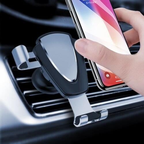 Car Air Vent Gravity Bracket Car Phone Holder Stickers For Infiniti G35 sedan coupe G37 FX35 Q50 QX60 QX80 QX56 Q30 Q 70 pro