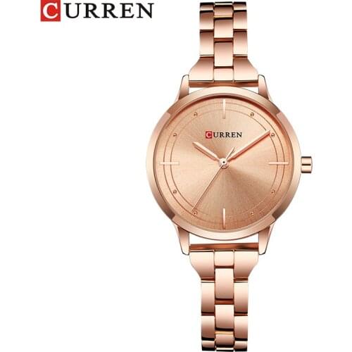 CURREN 9019 Watch Women Casual Fashion Quartz Wristwatches Creative Design Ladies Gift relogio feminino Top Brand Luxury Watches