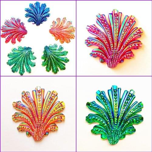 Resin Flower Clothing Rhinestones Stones and Crystals Green Red Blue Orange AB Sewing For Diy Women Wedding Dress Decor Crafts