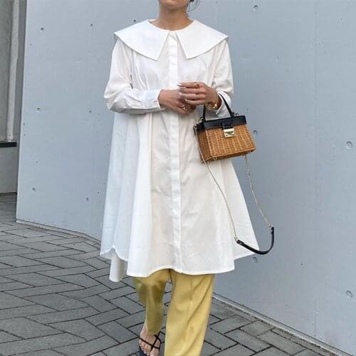 Plus Size Elegant Women Shirt ZANZEA Spring Long Sleeve Blouse Solid Loose Work Blusas Tunic Female Chemise Casual Long Tops 7