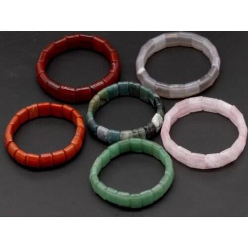Stone Bracelet Can stretch with elastic bangle multi colors bracelet for women hot selling 5pcs/lot N161