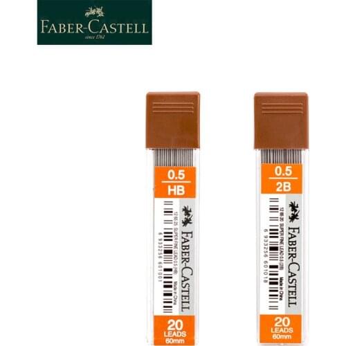 Faber Castell 1265/1267 Mechanical Pencil Lead 0.5/0.7mm HB/2B Replace Graphite Lead Automatic Pencil Refill School Supplies