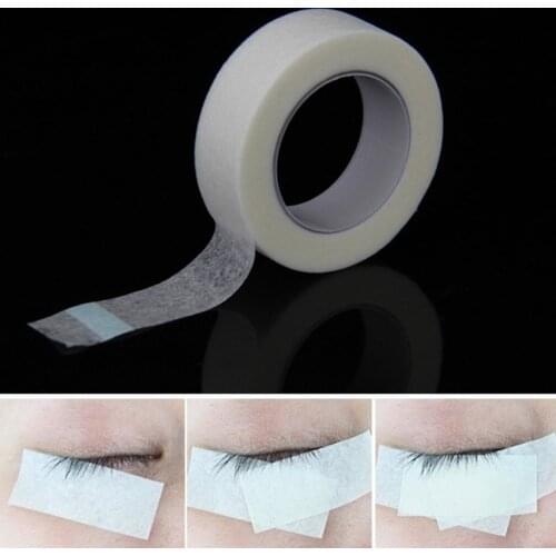 Micropore Lash Tape For Individual Eyelash Extensions Cosmetic Fabric Breathable Adhesive False Eyelash Tape