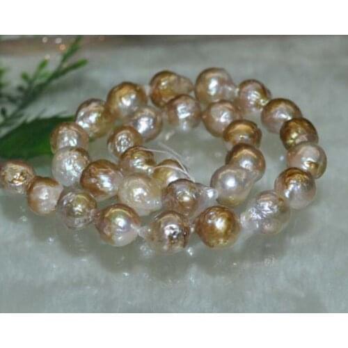 Natural Rare AAA 12-13MM South Sea loose pearl 15 inch