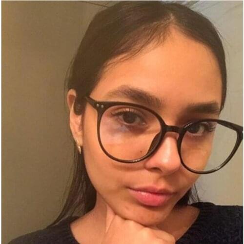 Vintage Ultra-light Frame Optical Glasses For Women Hot Sale Anti Blue Blocking Eyewear Transparent Round Eyeglasses Frames