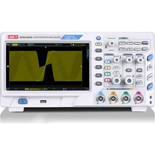UNI-T UPO2104CS 8 TFT LCD 100MHz 4 Channels 1GS/s Ultra Storage Oscilloscope