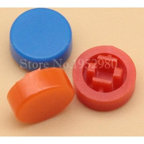 200pcs/lot A44 Plastic Micro Button Switch Caps 3*5.6mm Switch Push Key Caps Multicolor ( for 6*6*7.3mm Omron Switch )