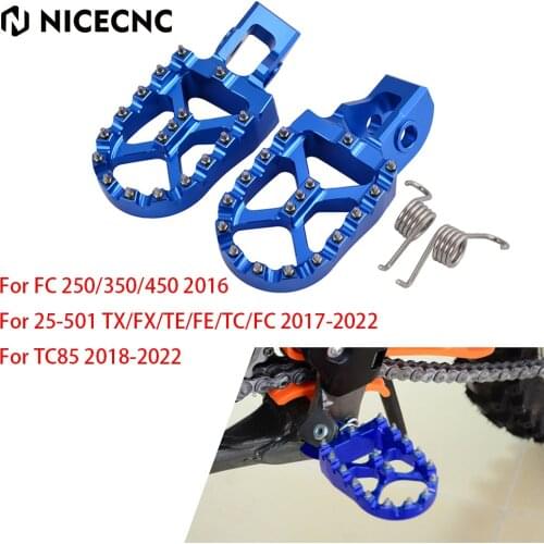 Footrests Footpegs Foot Pegs Rests For Husqvarna TC FC TE FE TX FX FS 85 125 150 200 250 300 350 390 450 501 S 16-19 2017 2018