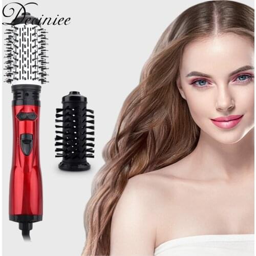Hair Dryer Brush Hot Air Brush 2 In 1 Hair Dryer Volumizer Salon Automatic Curling Electric Blow Dryer Rotating Straightening