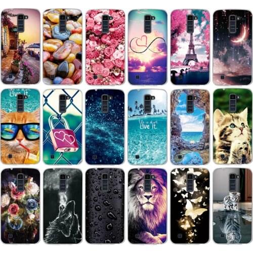 For LG K10 k10 Case Silicone Back Cover Case For LG K10 LTE K420N K430 K430ds K430DSF K430DSY Luxury Soft TPU Protector Bags