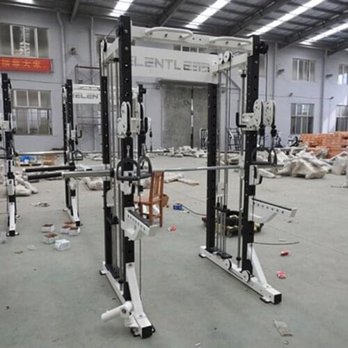 Smith Commercial Comprehensive Training Frame Frame Gantry Fitness Barbell Rack Bench Press Comprehensive Training Equipment