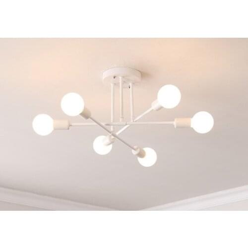 Modern 2021 Accra 6 Pieces White Plafonier/Ceiling-Mounted Luminaire chandelier люстра