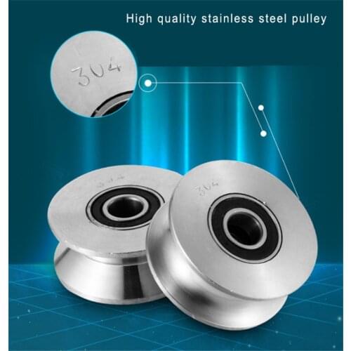 Universal High quality 304# Stainless steel diameter 48 68 73 120mm Bearing Pulley Fitness Equipment accessories