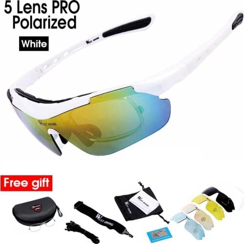 WEST BIKING Bicycle Sunglasses Cycling Polarized Eyewear Glasses Mountain Road Bike Men Women Sport Glasses Cycling Equipment