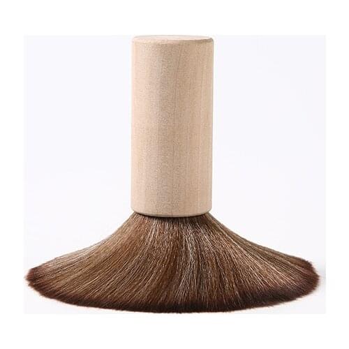 1pc Ultra Soft Barber Cleaning Hairbrush Hair Sweep Brush Hairdressing Neck Face Duster Brush Salon Household Hair Styling Tool