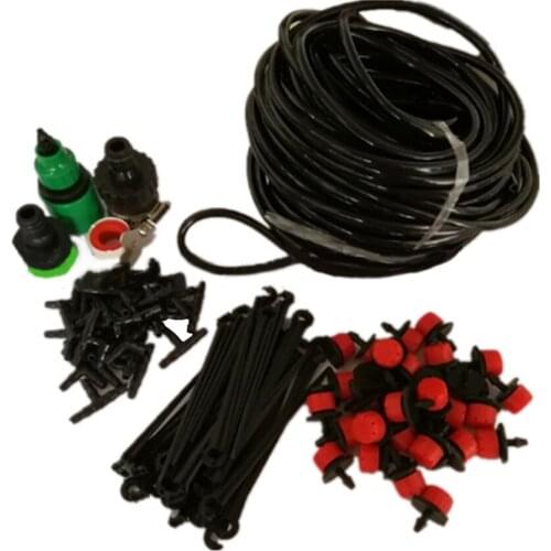 25M 30 Drippers DIY Drip Irrigation System Automatic Watering Sprinklers Garden Hose Micro Drip for Plants Flower Waterer